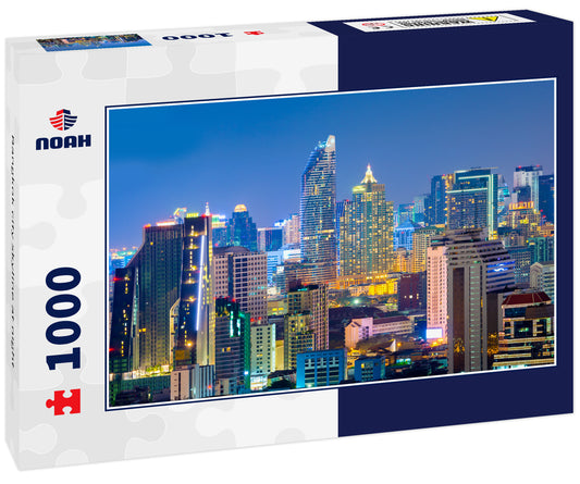 Bangkok city skyline at night