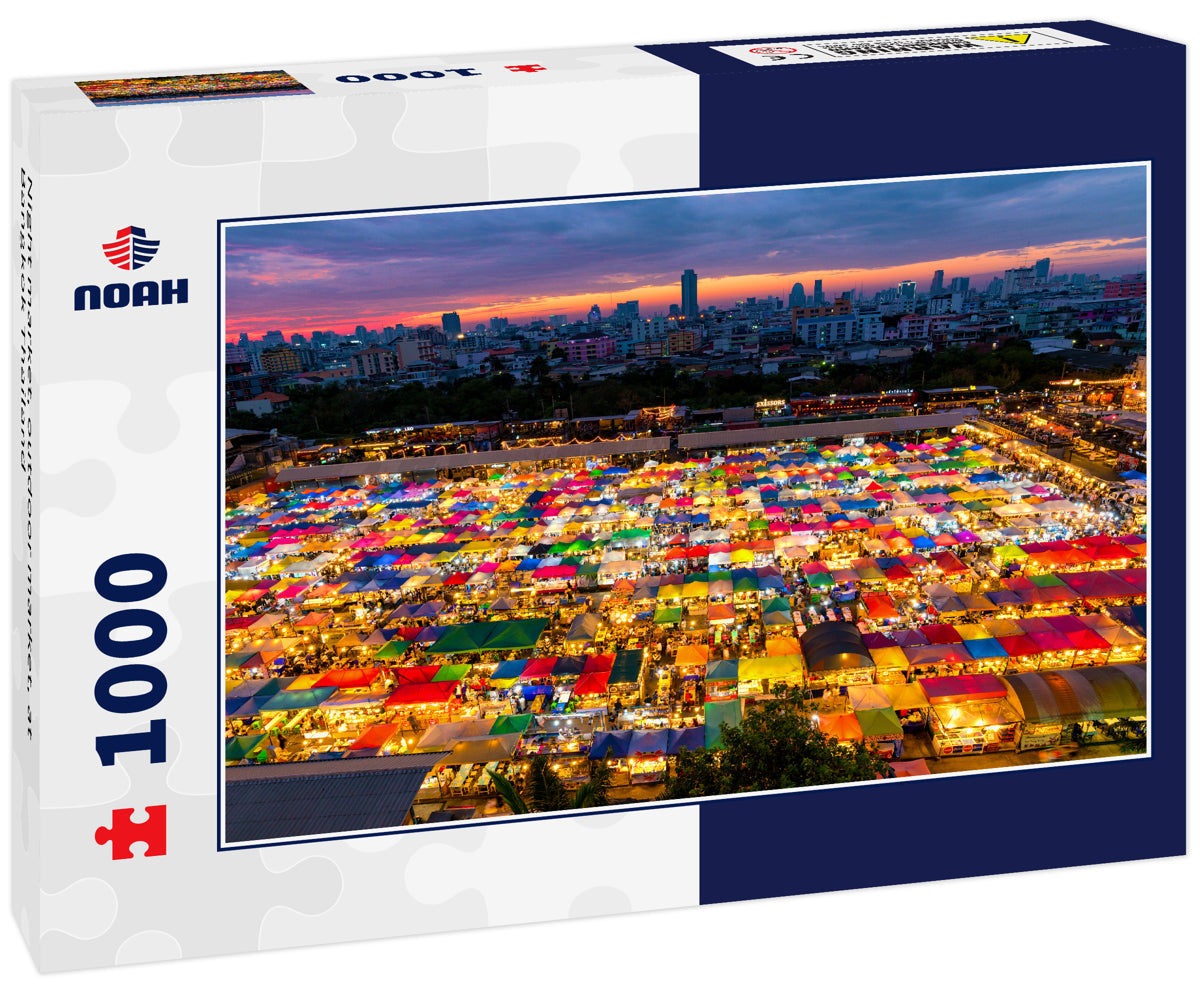 Night market, outdoor market, at Bangkok Thailand