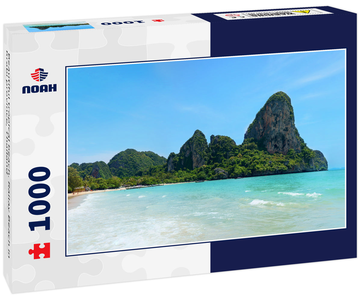 Beautiful tropical beach. Railay Beach in Krabi province, Thailand