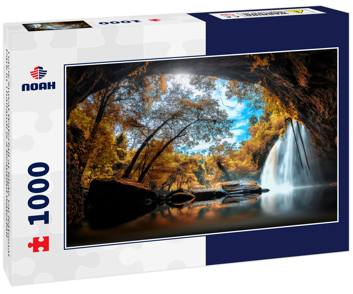 Haew Suwat Waterfall at Khao Yai National Park in Thailandl is a beautiful waterfall