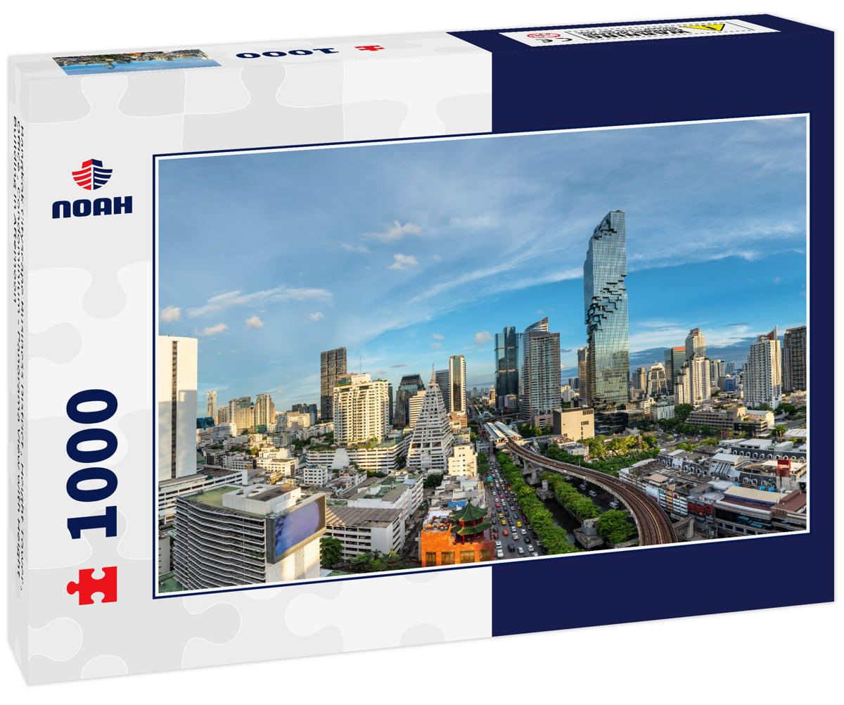 Bangkok Cityscape Business District , Height Tower , Office , Condominium - Panorama View with Height Building in Afternoon