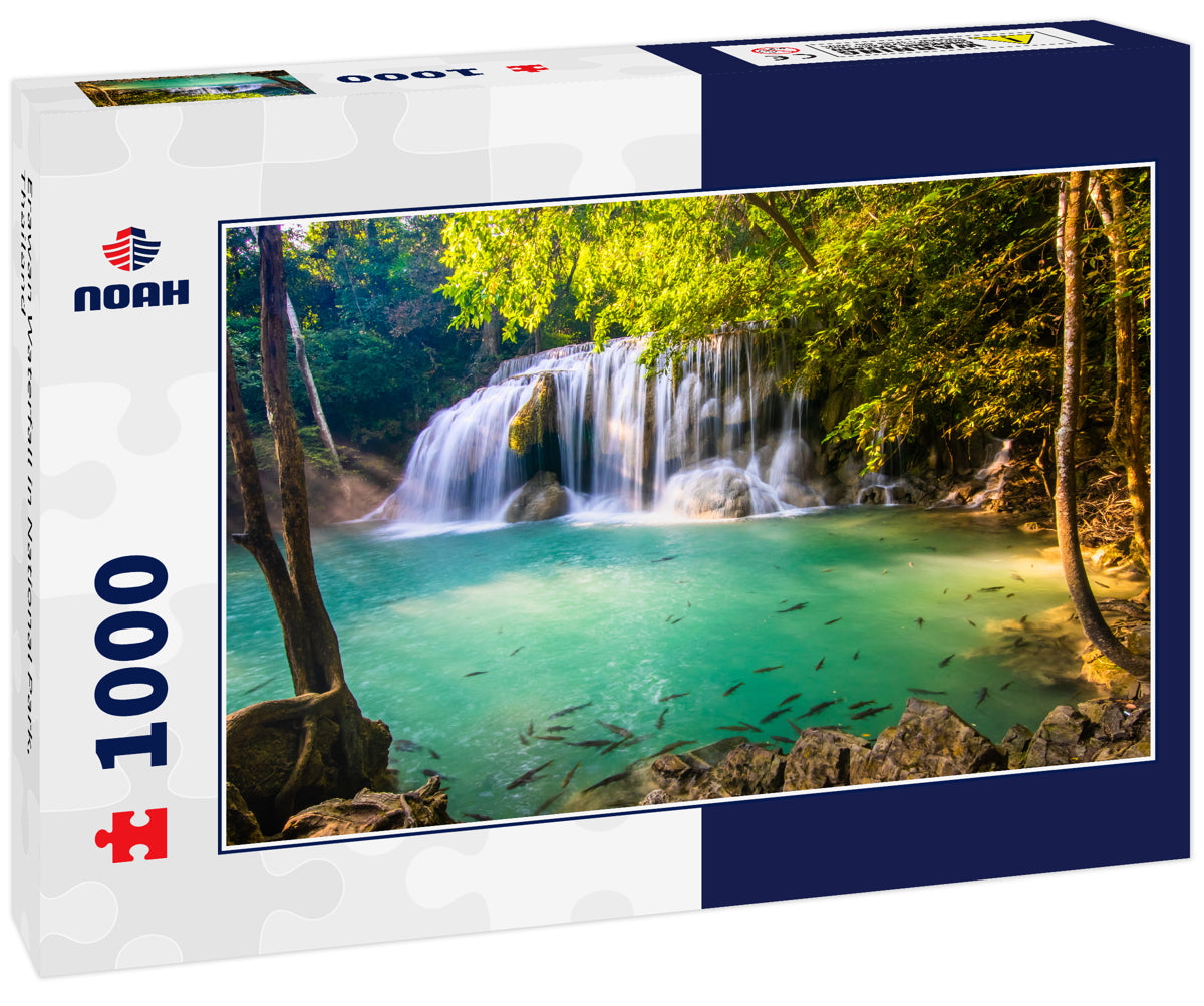 Erawan Waterfall in National Park, Thailand