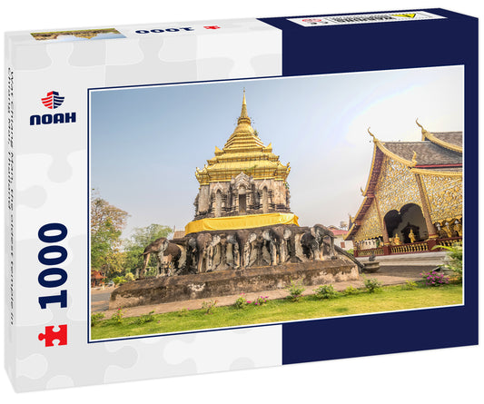 Wat Chiang Man, the oldest temple in Chiang Mai, Thailand