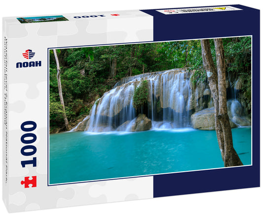 Waterfall level 2, Erawan National Park, Kanchanaburi, Thailand