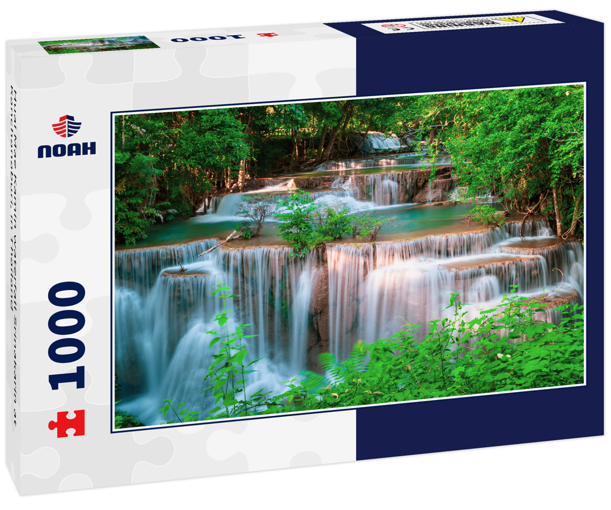 Huai Mae Kamin waterfall Srinakarin at Kanchanaburi, in Thailand