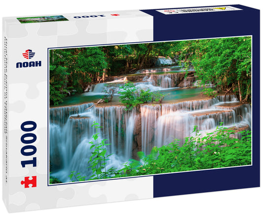 Huai Mae Kamin waterfall Srinakarin at Kanchanaburi, in Thailand