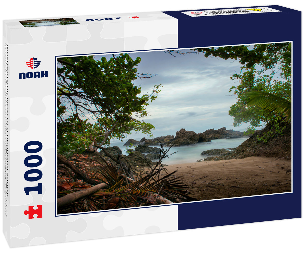 Mesmerizing view of a beautiful sandy beach in Caribbean Island Tobago, Trinidad