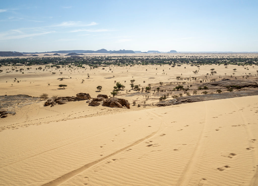Desert landscape, Ennedi mountains, Chad, Africa