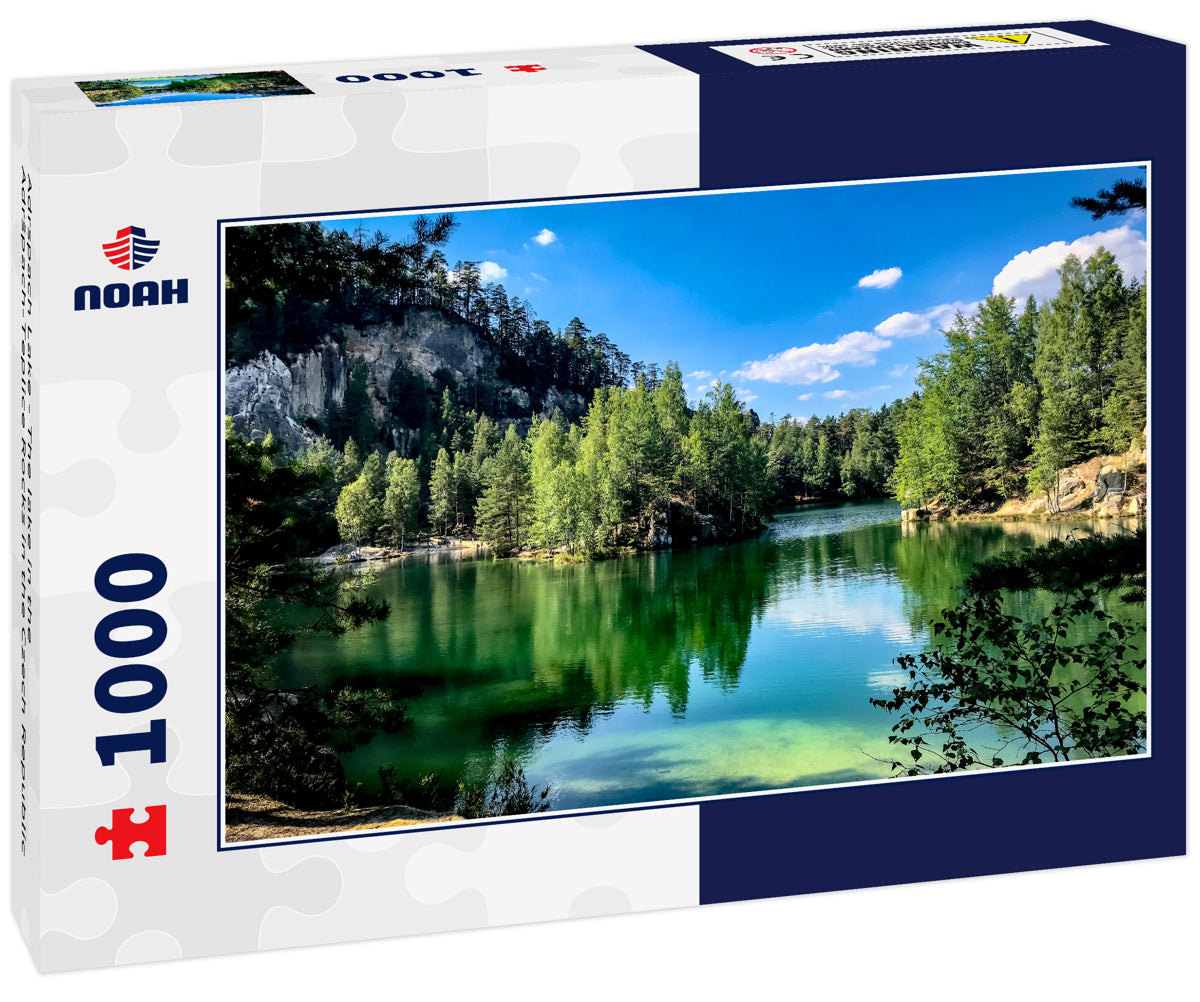 Adrspach Lake - The lake in the Adršpach-Teplice Rocks in the Czech Republic