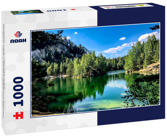 Adrspach Lake - The lake in the Adršpach-Teplice Rocks in the Czech Republic