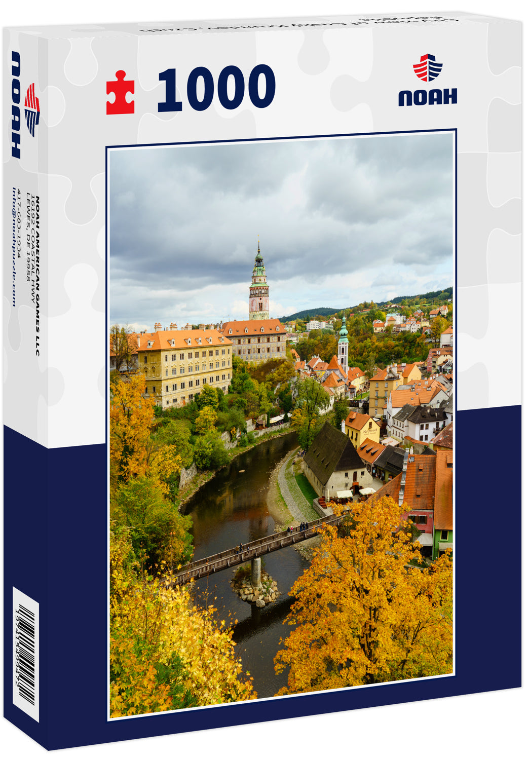 City view of Ceský Krumlov, Czech Republic