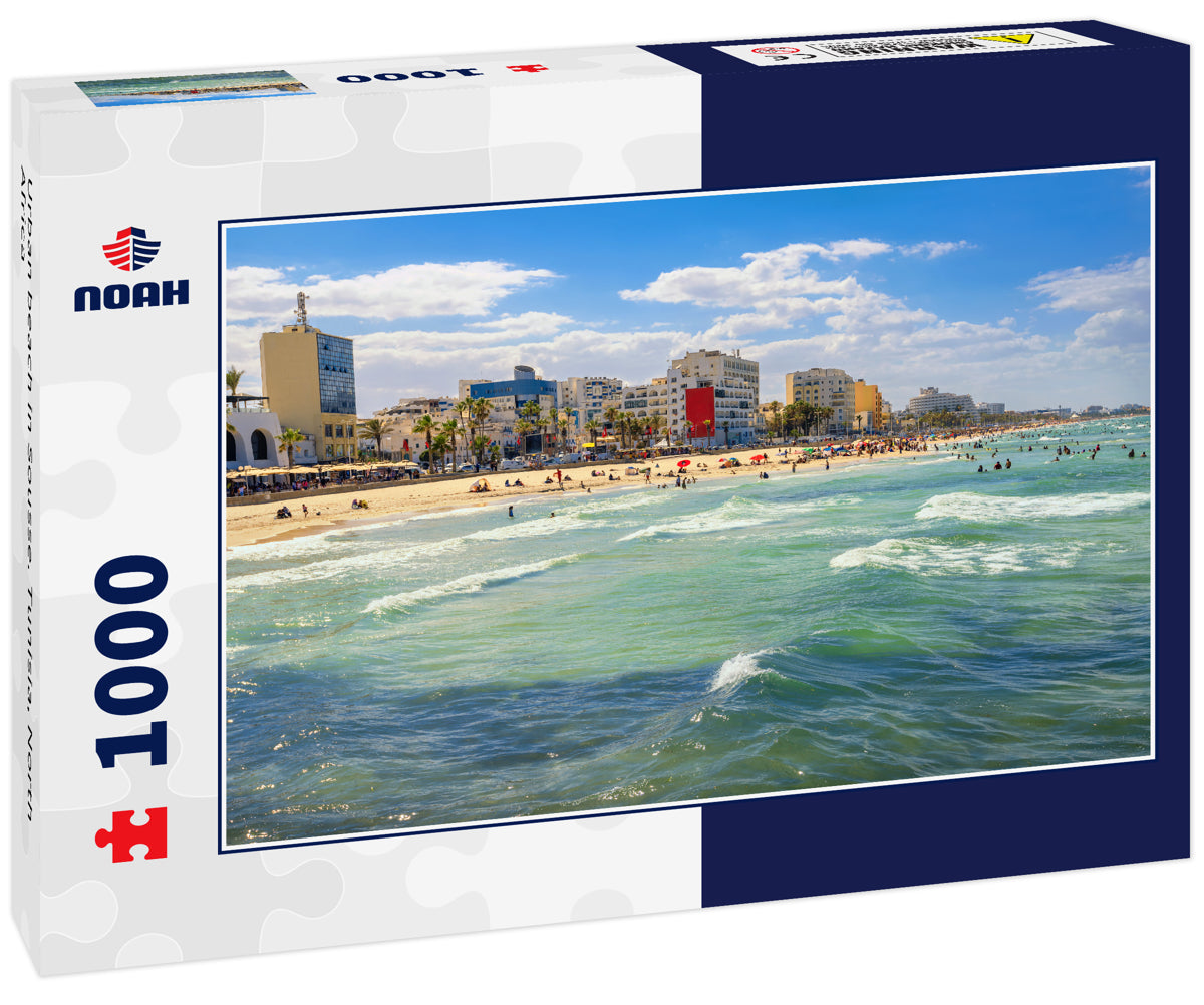 Urban beach in Sousse. Tunisia, North Africa