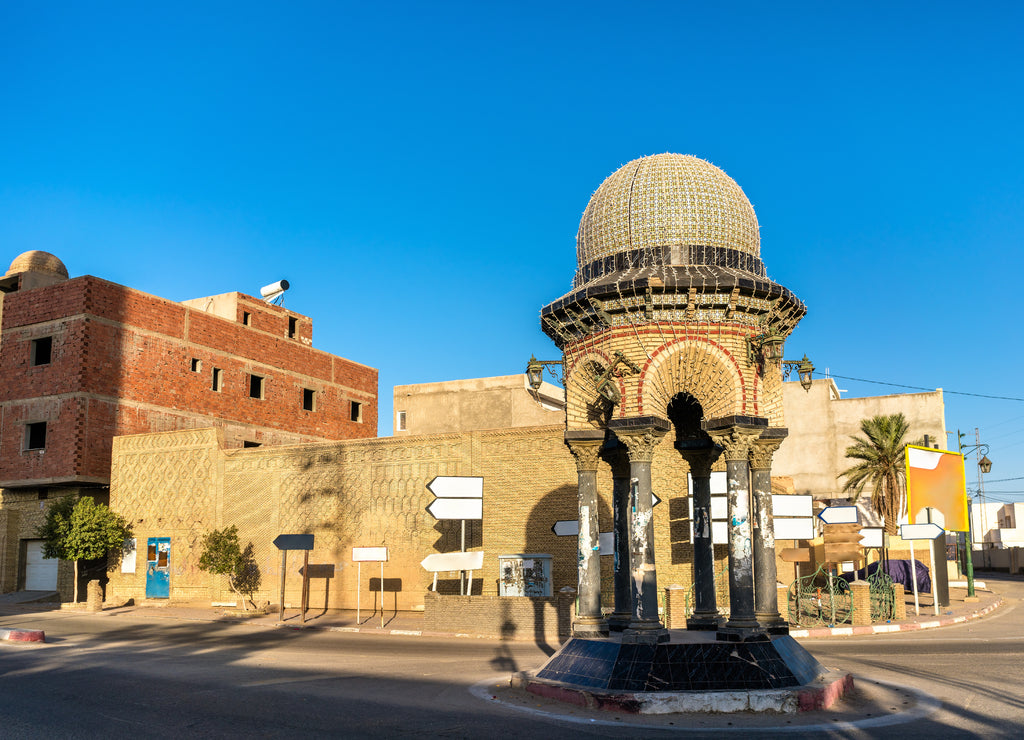 Buildings in the medina of Tozeur, Tunisia
