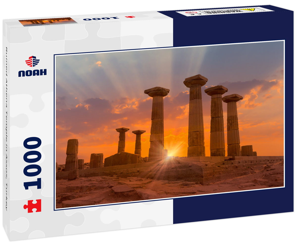 Ruined Athena Temple in Assos, Turkey