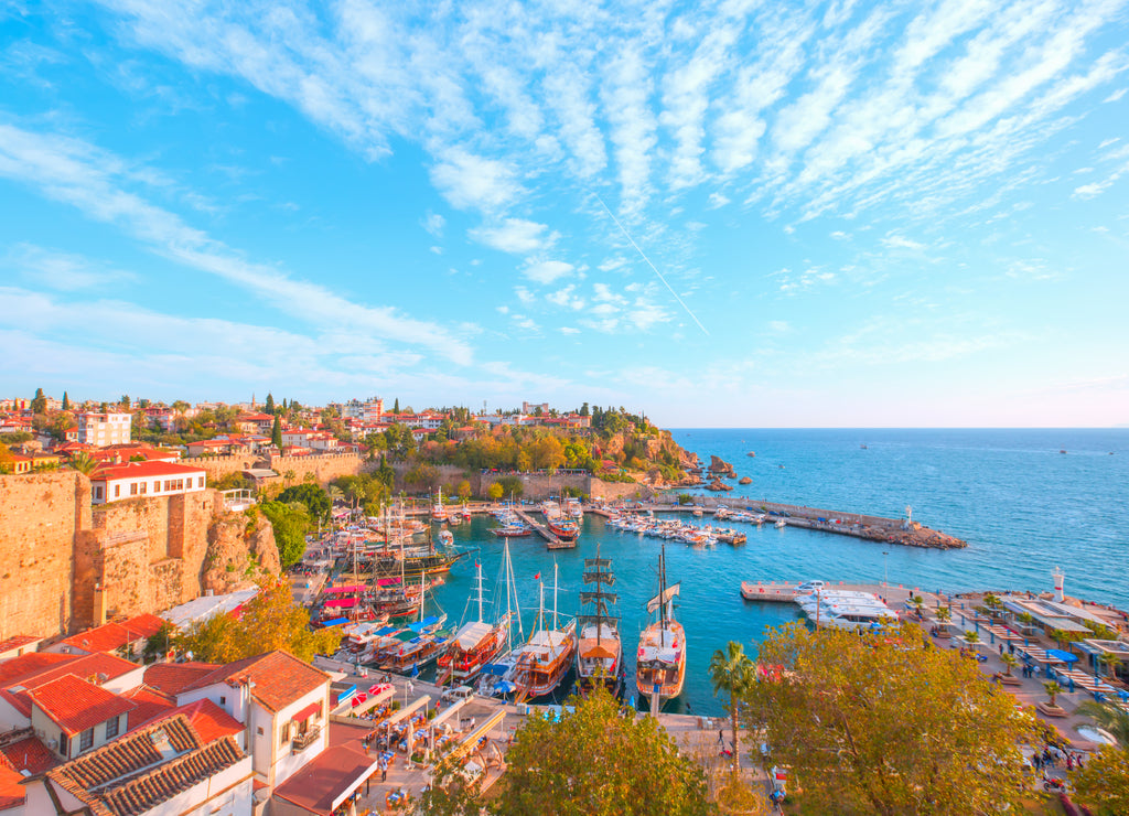 Old town (Kaleici) in Antalya, Turkey