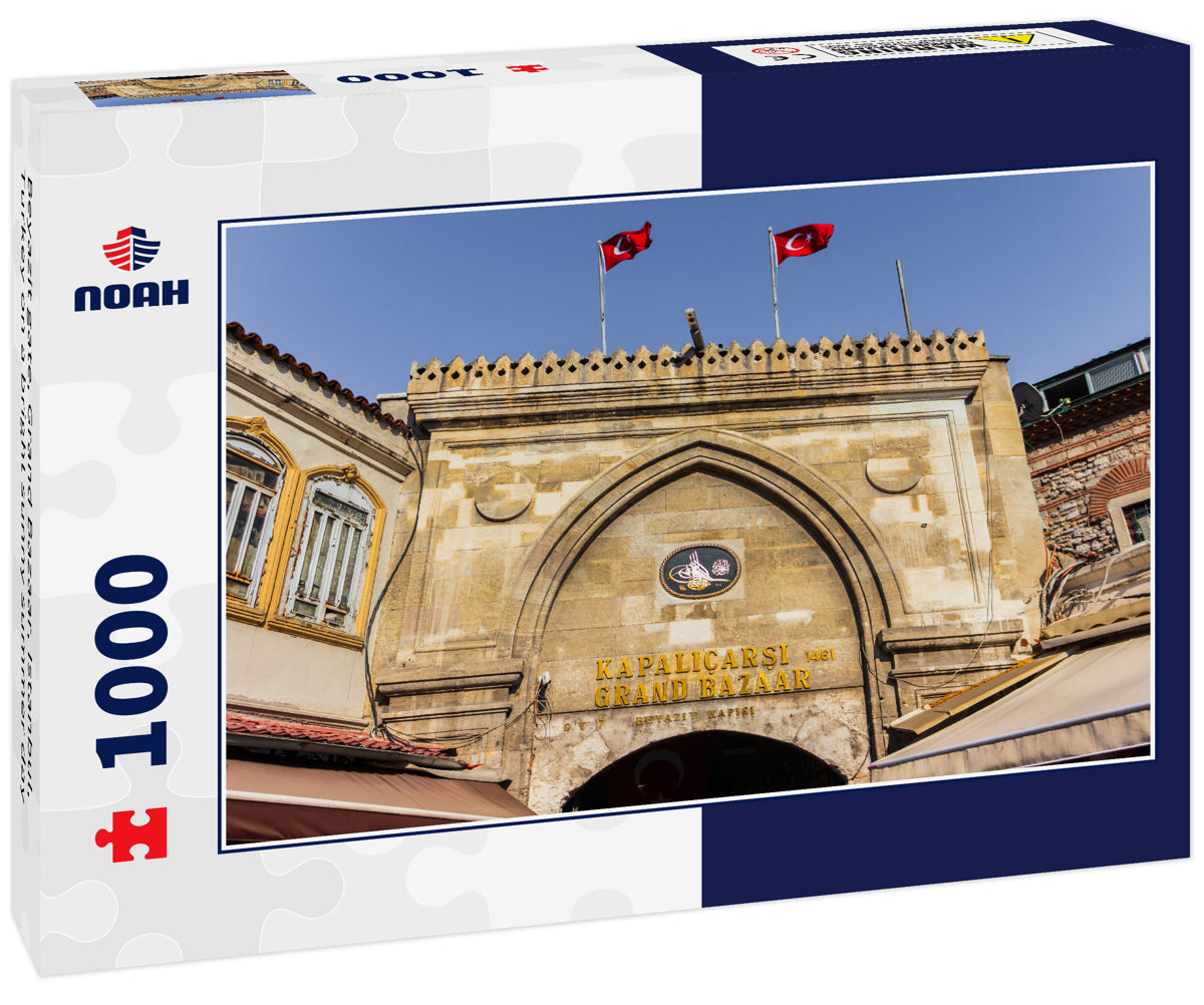 Beyazit gate, Grand Bazaar, Istanbul, Turkey on a bright sunny summer day