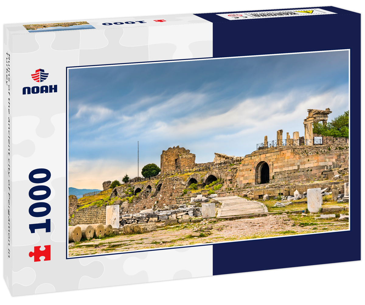 Ruins of the ancient city of Pergamon in Turkey