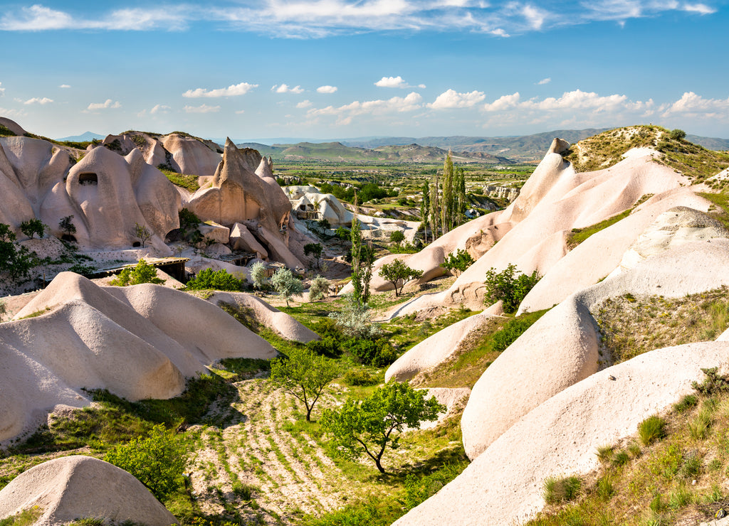 Spectacular landscape of Cappadocia in Turkey