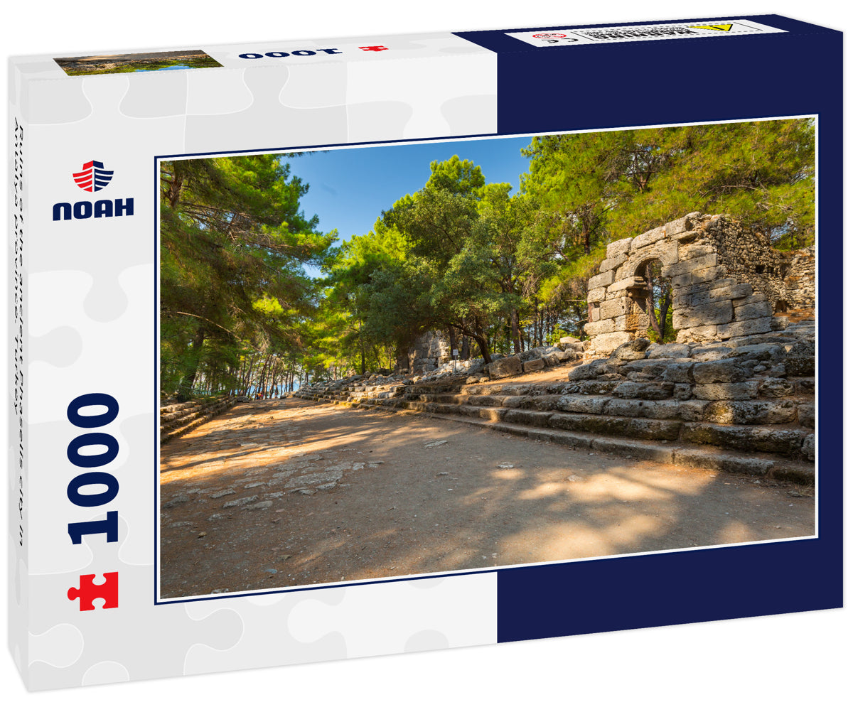 Ruins of the ancient Phaselis city in Antalya province. Turkey