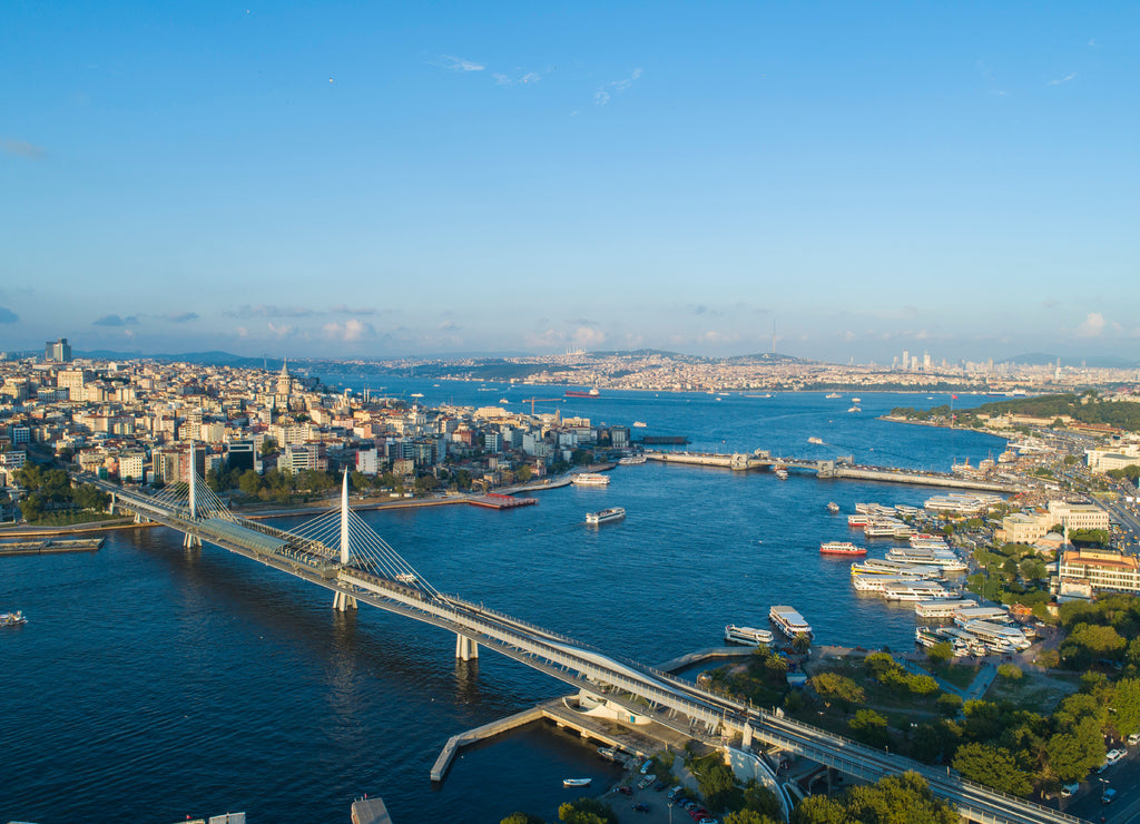 Istanbul golden horn bridges