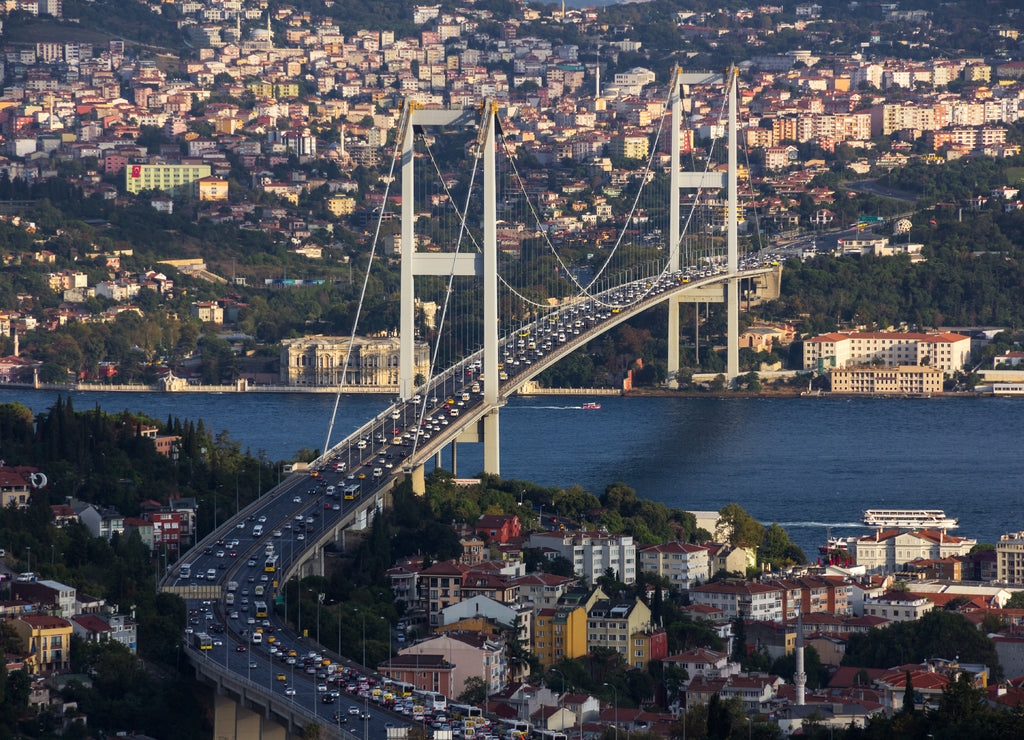 Bosphorus Bridge of Istanbul, Turkey