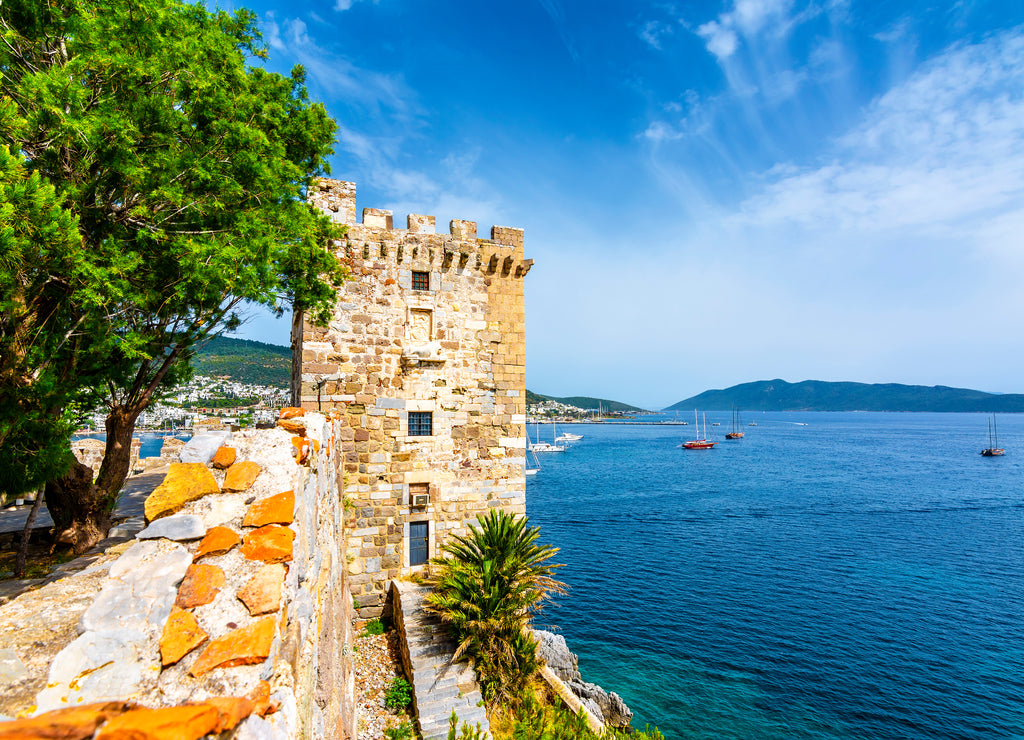 The Bodrum Castle of The Knights of St.John interior in Turkey