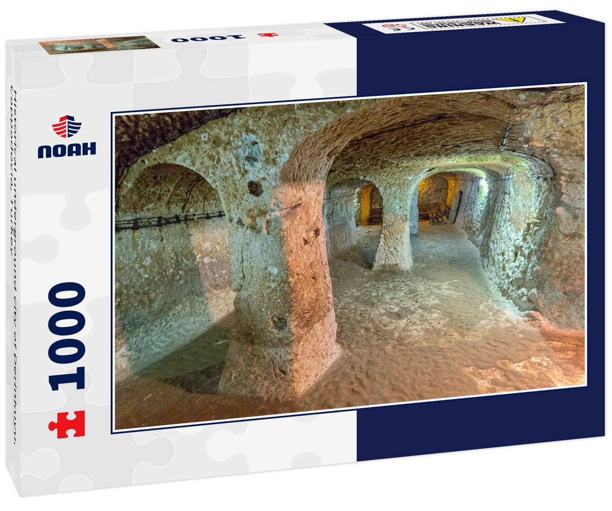 Historical underground city of Derinkuyu, Cappadocia, Turkey