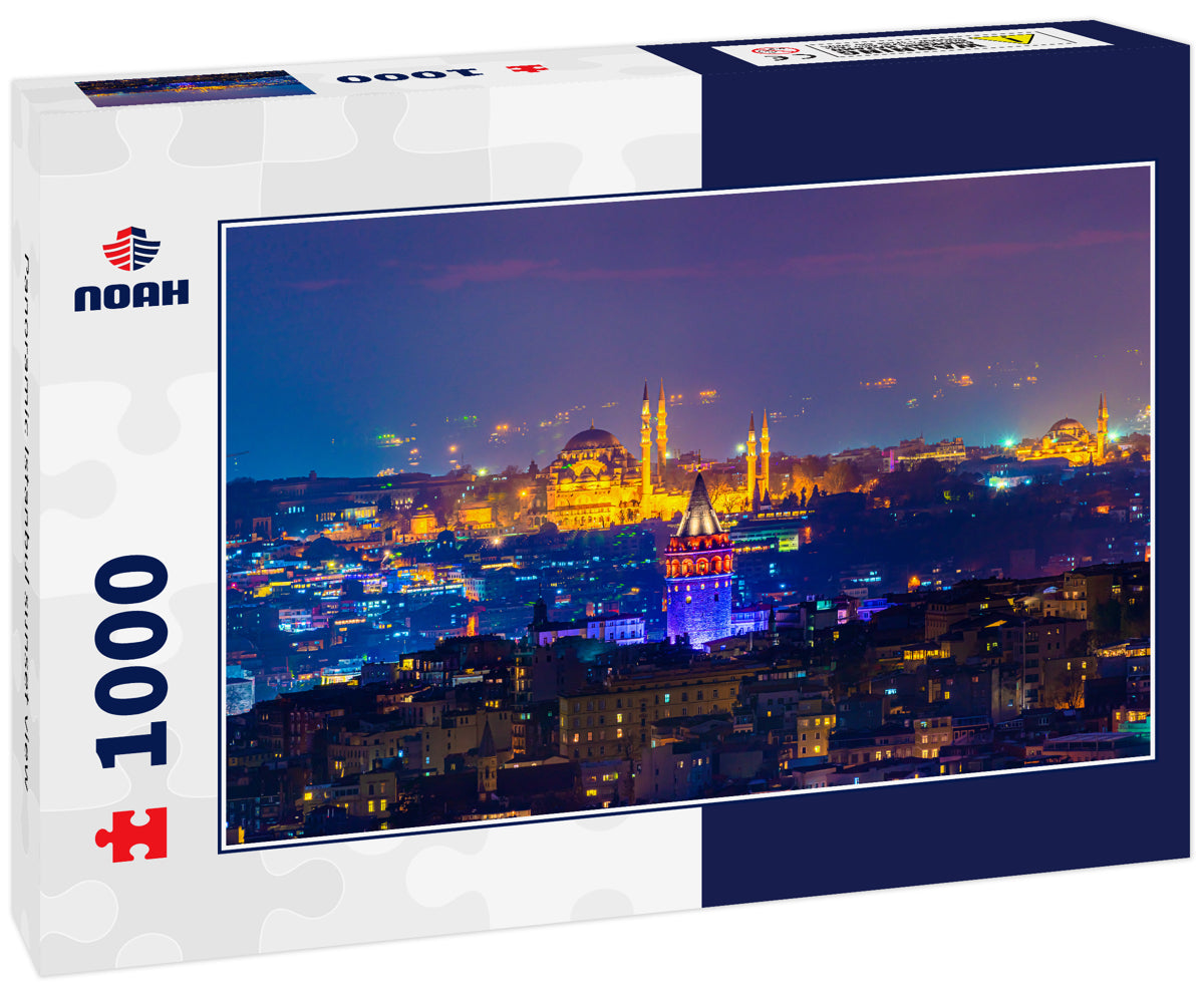 Panoramic Istanbul sunset view