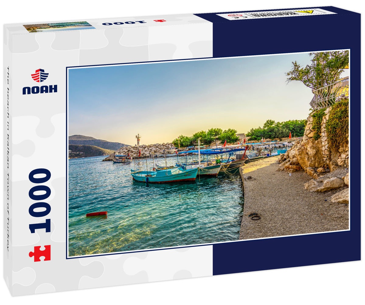 The beach in Kalkan Town of Turkey