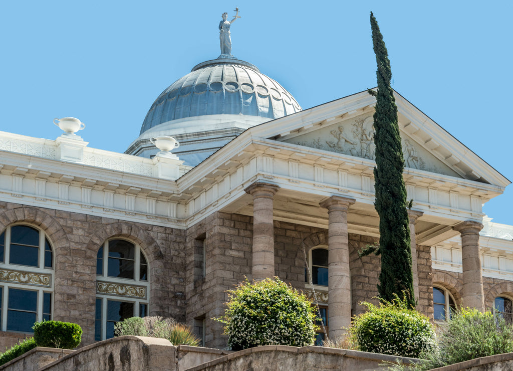 The old Santa Cruz County courthouse in Nogales Arizona