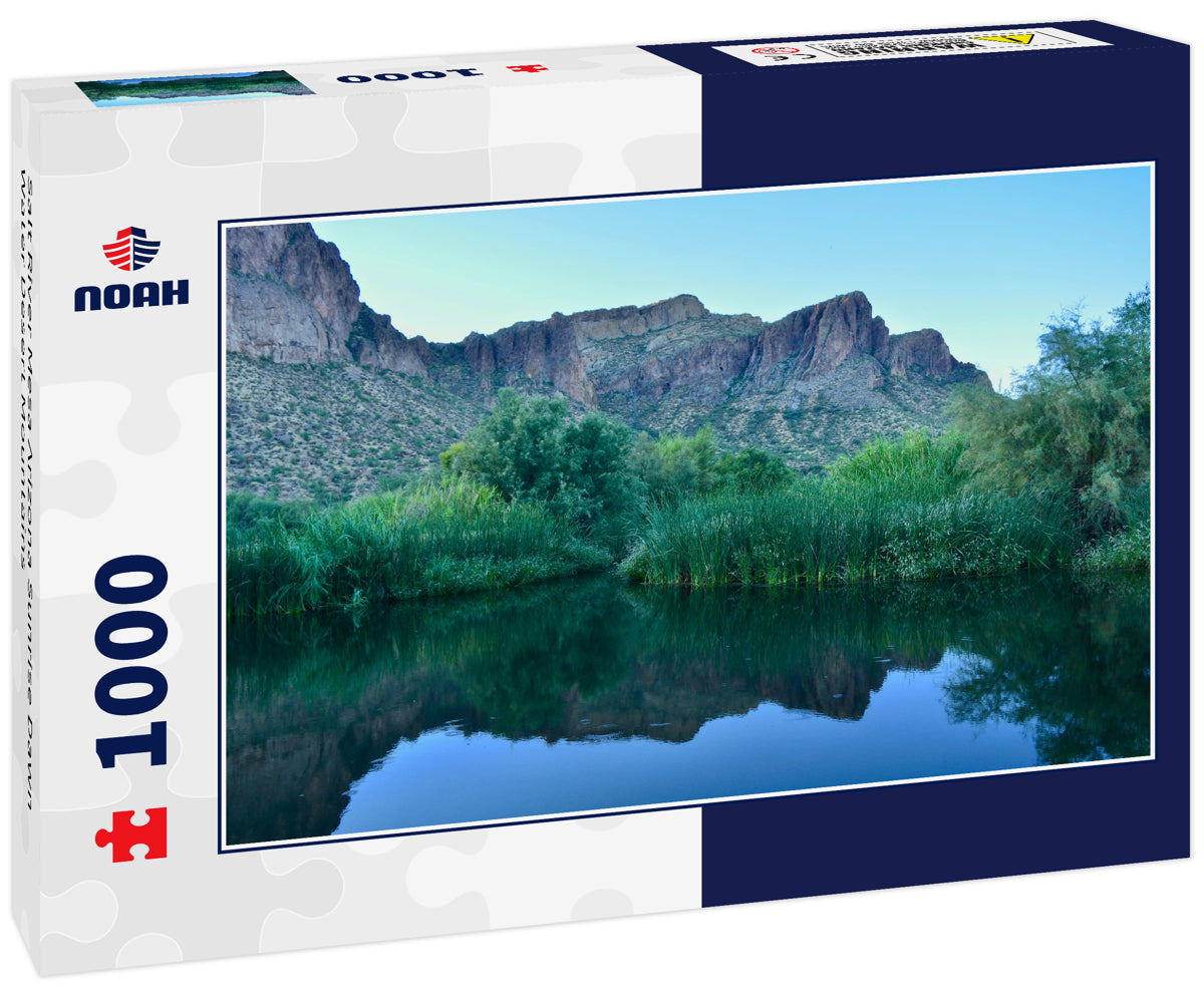 Salt River Mesa Arizona Sunrise Dawn Water Desert Mountains