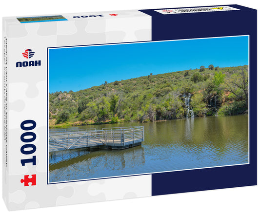 View of Fain Lake in Prescott Valley, Yavapai County, Arizona USA