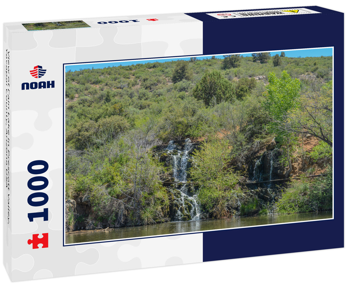 View of Fain Lake in Prescott Valley, Yavapai County, Arizona USA