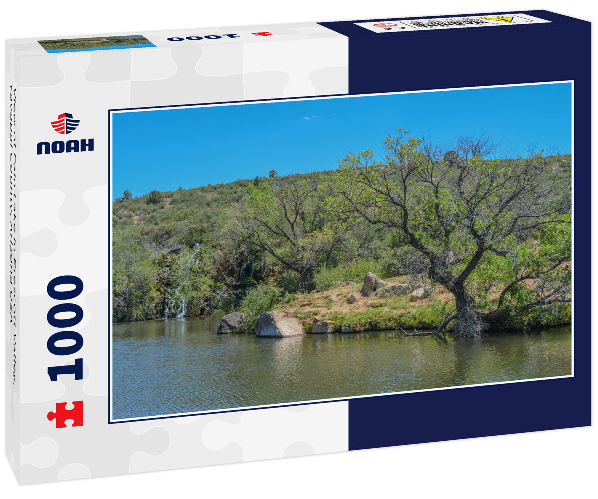 View of Fain Lake in Prescott Valley, Yavapai County, Arizona USA