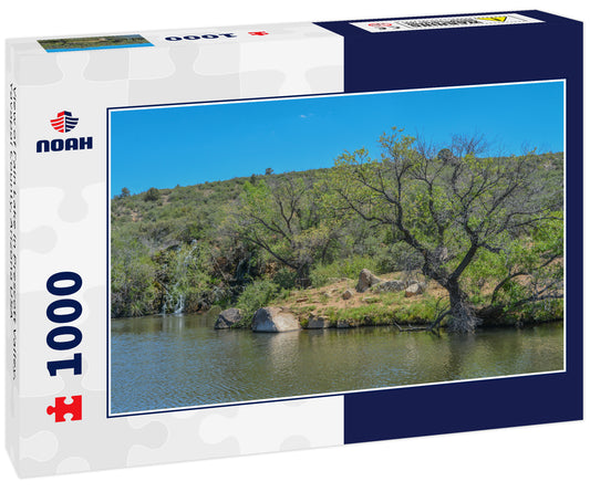 View of Fain Lake in Prescott Valley, Yavapai County, Arizona USA