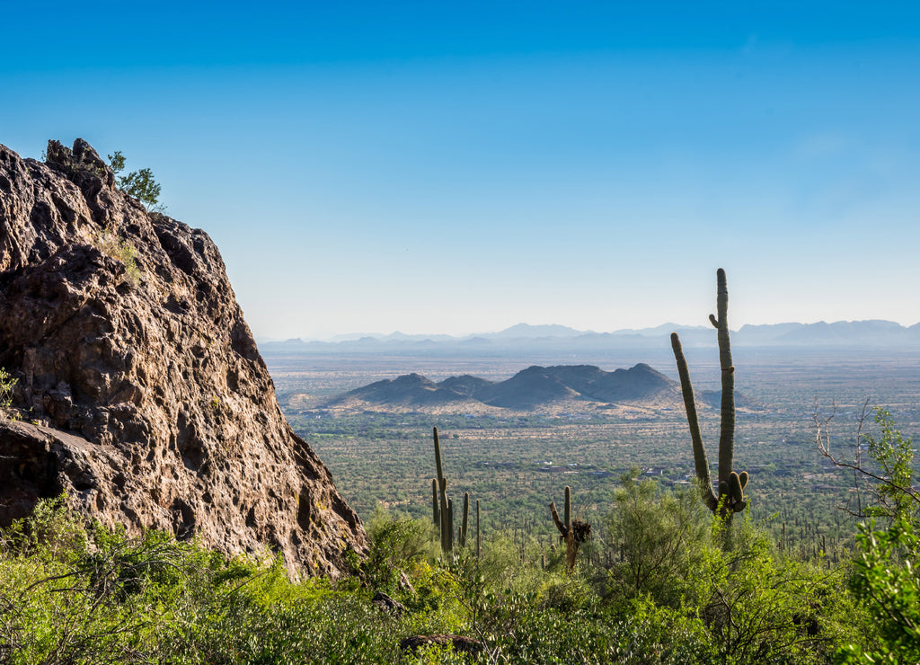 An overlooking view of nature in Apache Junction, Arizona