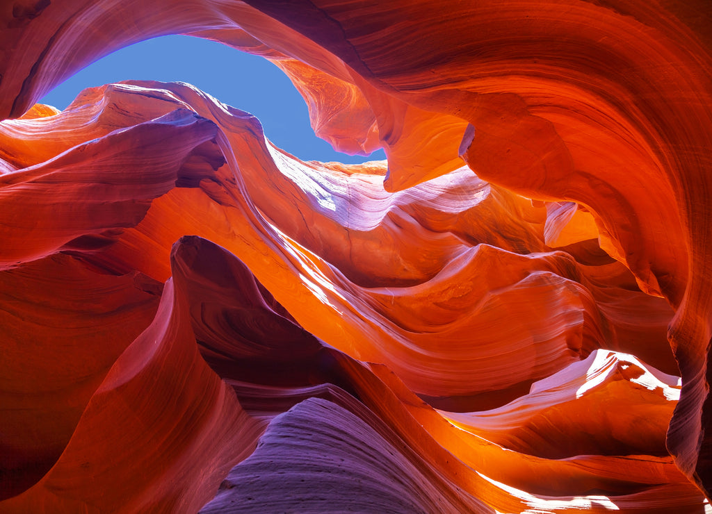 Lower Antelope Canyon view near Page, Arizona