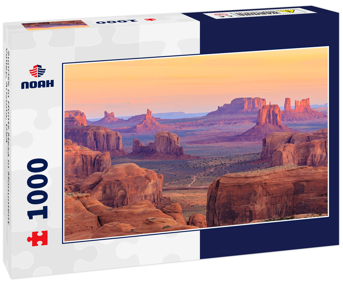 Sunrise in Hunts Mesa in Monument Valley, Arizona, USA