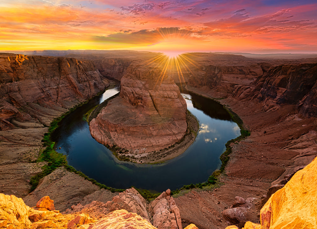 Grand Canyon sunset Horseshoe Bend Arizona