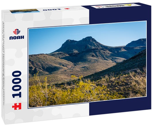 View of desert landscape from Historic Route 66, near Oatman, Arizona