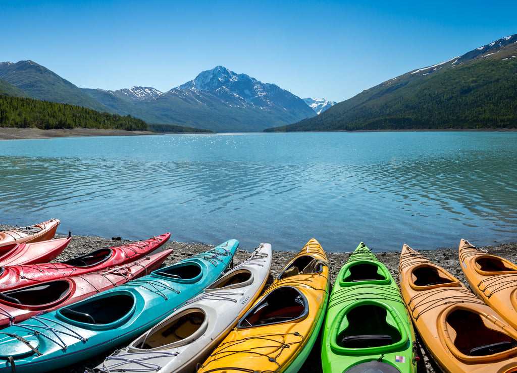 Eklutna Lake in Alaska