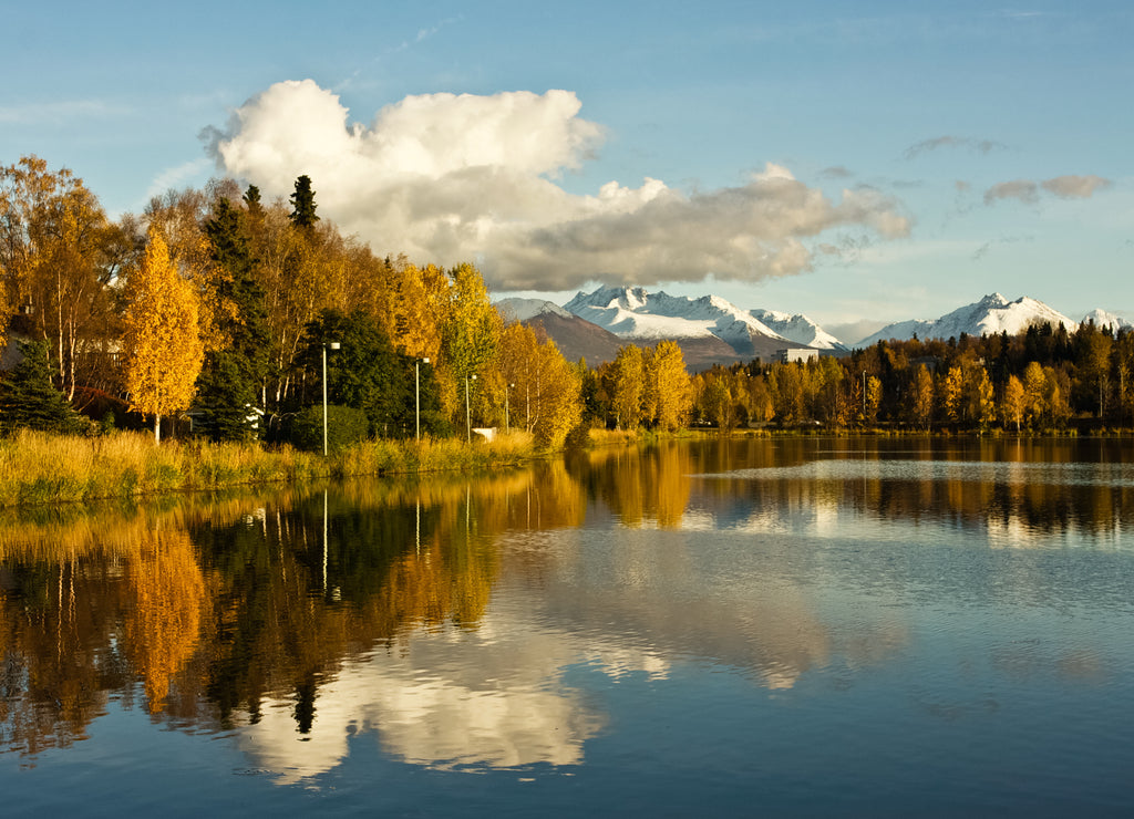 Anchorage's Westchester Lagoon, Alaska