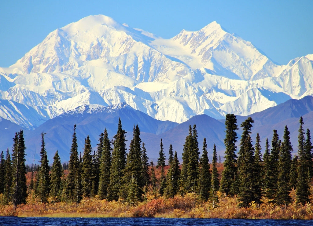 Denali in Alaska, is the highest mountain peak in North America