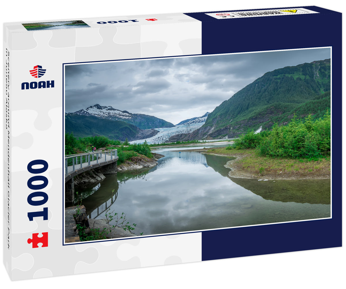 Scenery around Mendenhall Glacier Park in Juneau Alaska