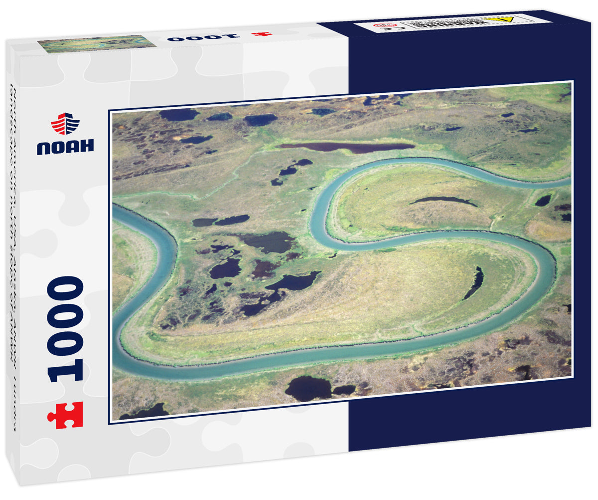 North America, USA, Alaska, ANWR Tundra landscape on north slope of ANWR