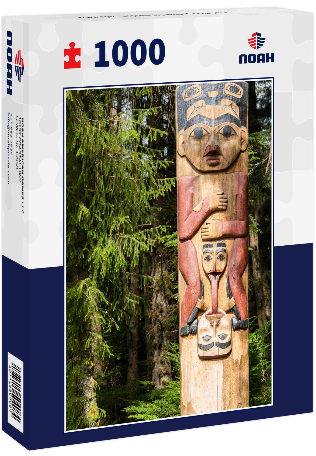 Totem pole in Sitka, Alaska