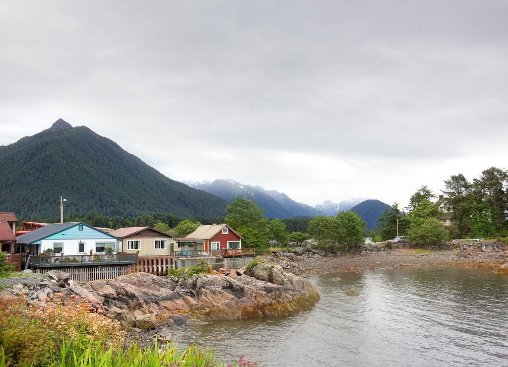 Houses at Harbor Drive, Sitka, Alaska