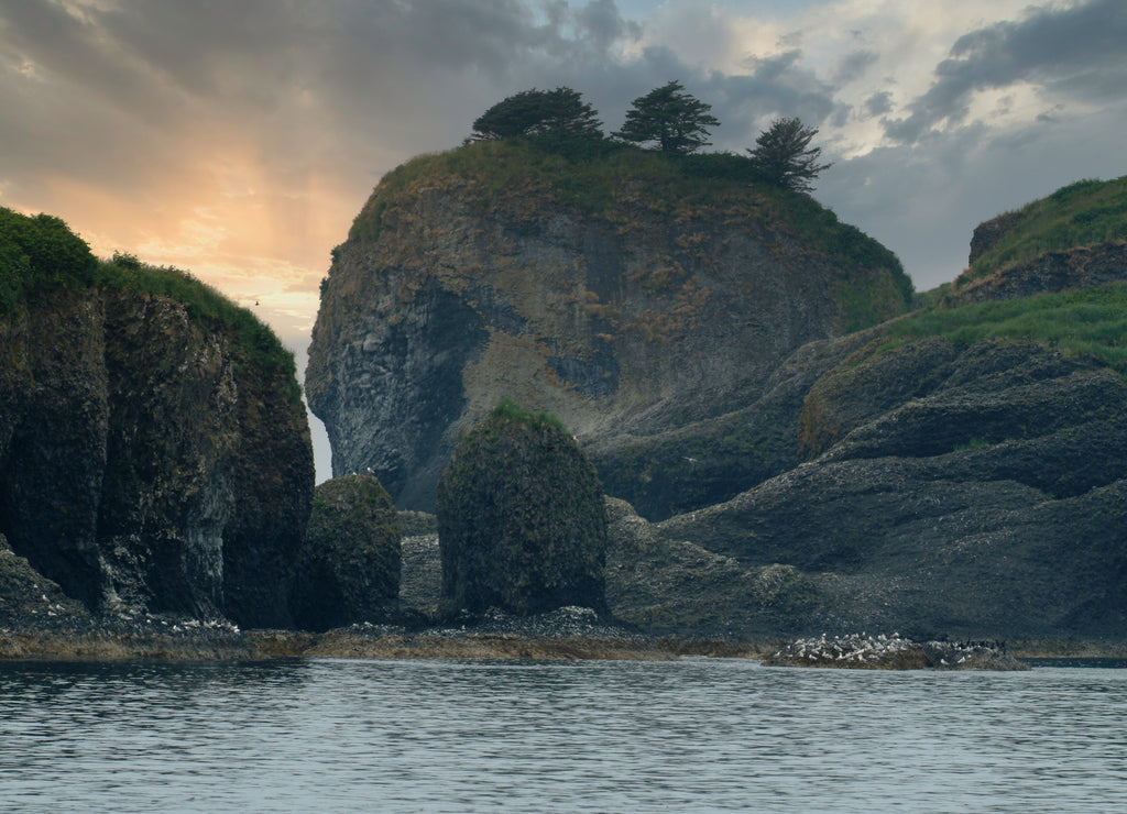 Sunset, St Lazaria Island, Sitka, Alaska
