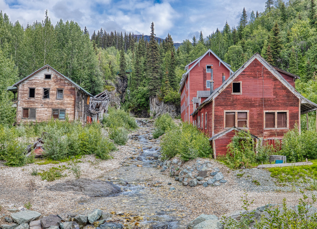 Alaska Kennicott Mine Mountains Wrangell St Elias