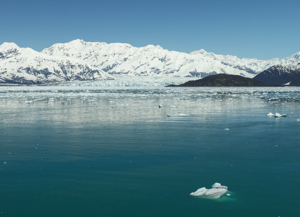 Hubbard Glacier in Yakutat Bay, Alaska